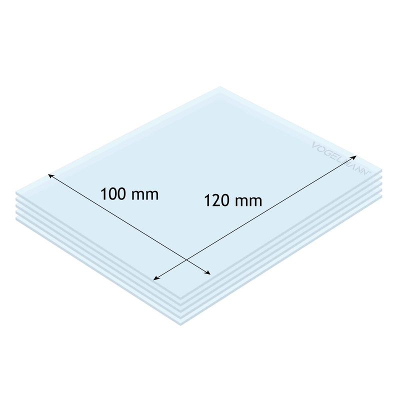 100x120 Spare Protective Lens Pack of 5 Vogelmann