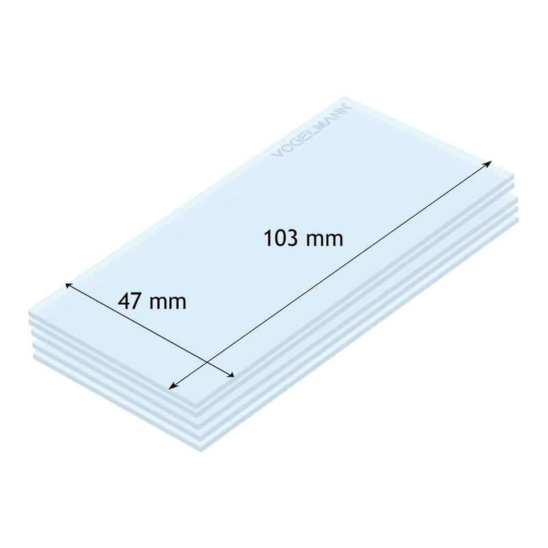47x103 Spare Protective Lens Pack of 5 Vogelmann