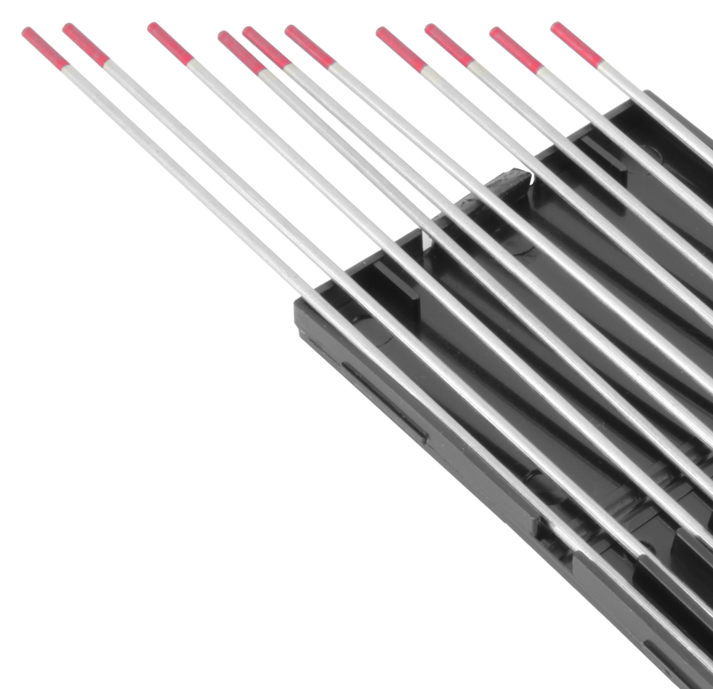 Électrodes en tungstène rouge, paquet de 10 Vogelmann