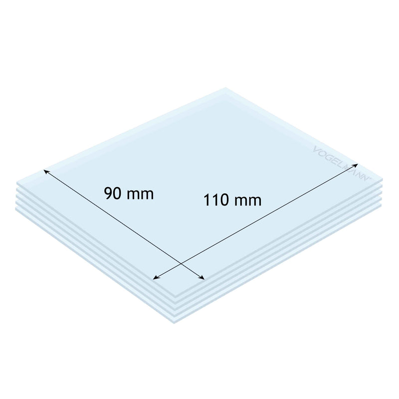 90x110 Spare Protective Lens Pack of 5 Vogelmann