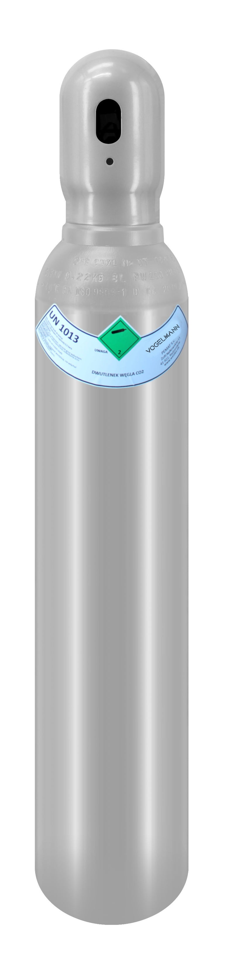 CO2 full gas cylinder 8L 1,5m3 Vogelmann