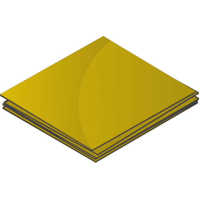 5 pcs Welding Glass Metallic Gold 110x90mm Shade DIN 10-13