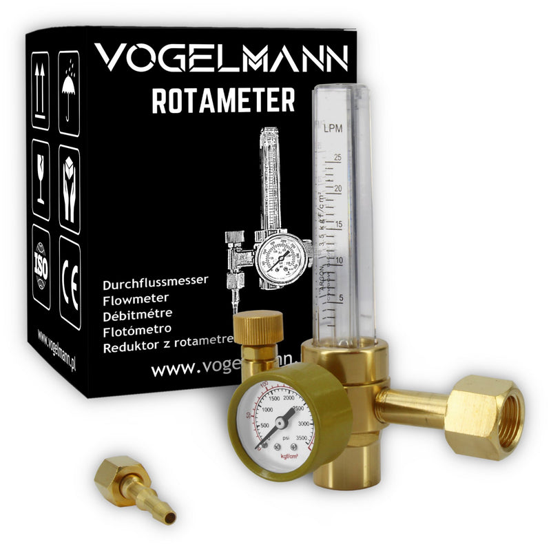 Exakt Argón/CO2 Regulador de gas Vogelmann